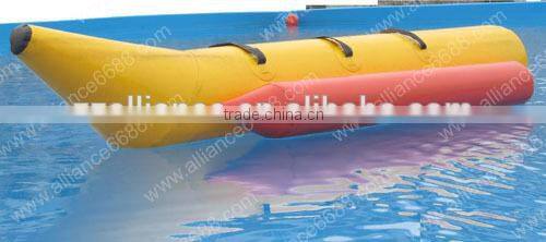 hot sale inflatable banana boat floating games for adults