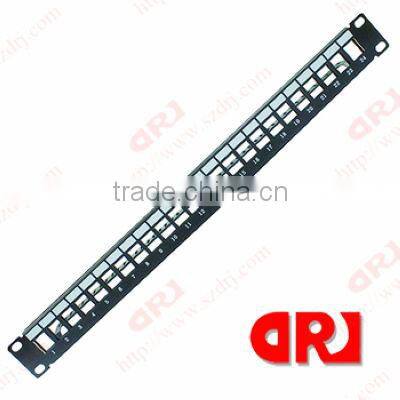 24 ports empty metal patch panel