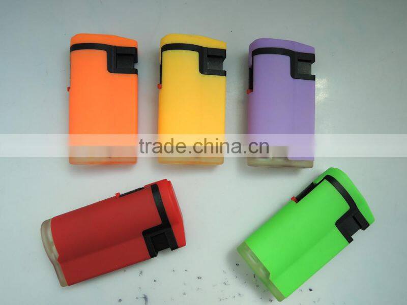 high quality plastic gas recharge wind-proof jet flame outdoor lighter