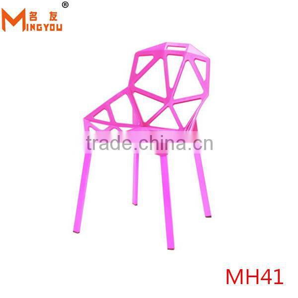 colorful cheap leisure plastic chairs