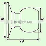 Trim Stainless Steel Knob For Panic Exit Device Bar