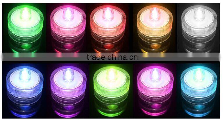 Waterproof LED Candle Wedding Decoration Submersible Floralyte LED Tea Lights Party Decoration LED Floral Light