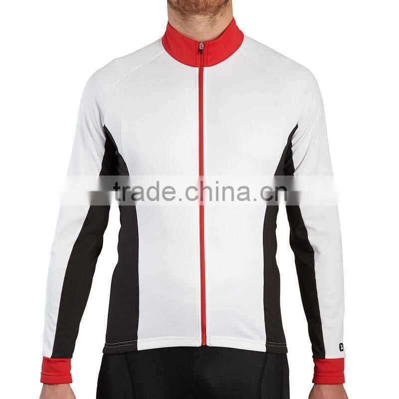 Sublimation long sleeve men's cycling jacket