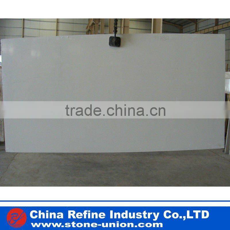 Pure white microlite man-made stone