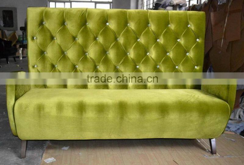 Comfortable high class restaurant booth sofa XY0153