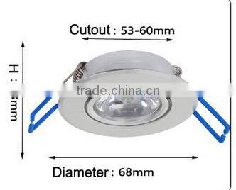 Energy Saving 13*1W Aluminium Alloy Recessed LED Downlight / Ceiling Light
