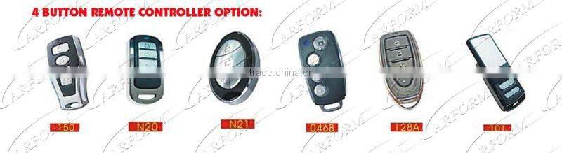 one way car security alarm system with universal remote control key