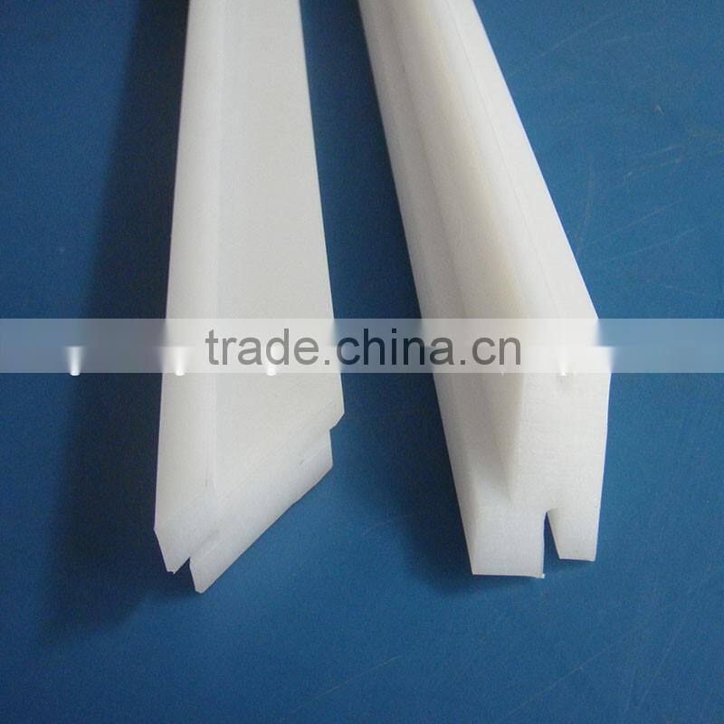 High density Self lubricating U-PE chain guide rail belt guide