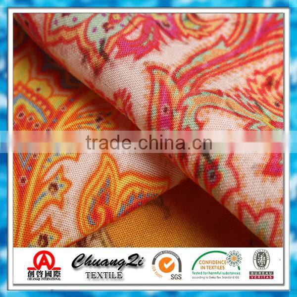 2014 fashion viscose rayon printed fabric