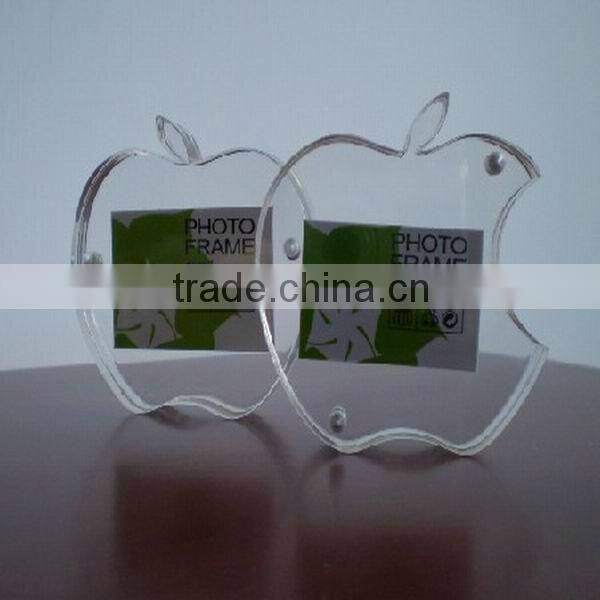 Hot sale transparent acrylic photo frame for home decoration,vacuum forming photo frame