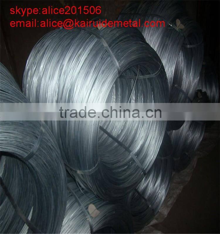 15 years factory manufacture high quality galvanized wire/low price