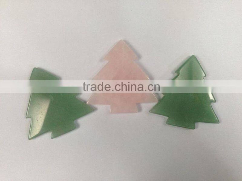 Wholesale Loose Carved Gemstone Supplier Christmas Tree for Gifts and Decoration