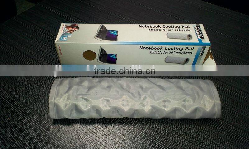 Fabric Laptop Cool Gel Pad / Laptop Pillow Pad / Notebook Cool Gel Cushion