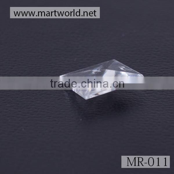 Square transparent sewing crystals for wedding decorations&garments(MR-011)