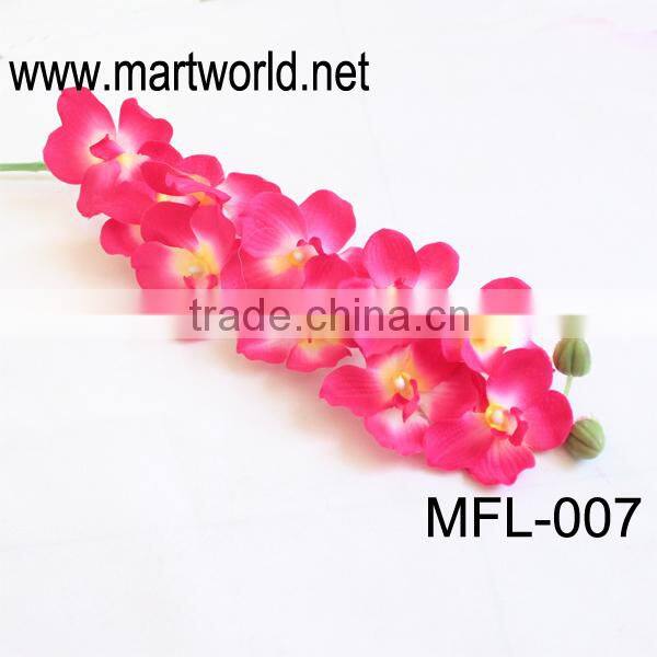 Phalaenopsis artificial wedding flower for wedding & party decoration for sale (MFL-007)