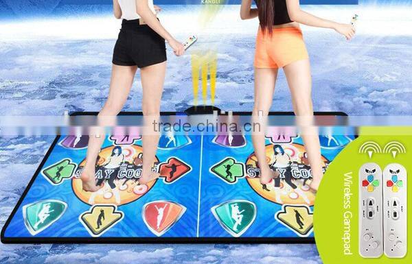 32 Bit Wireless Double Dance Mat For TV and PC With Gamepads