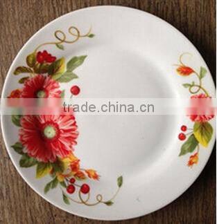 bulk ceramic plate dishes ,porcelain dinner plate for promotion