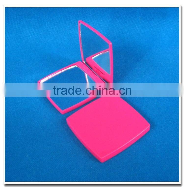 Square handheld double side mirror