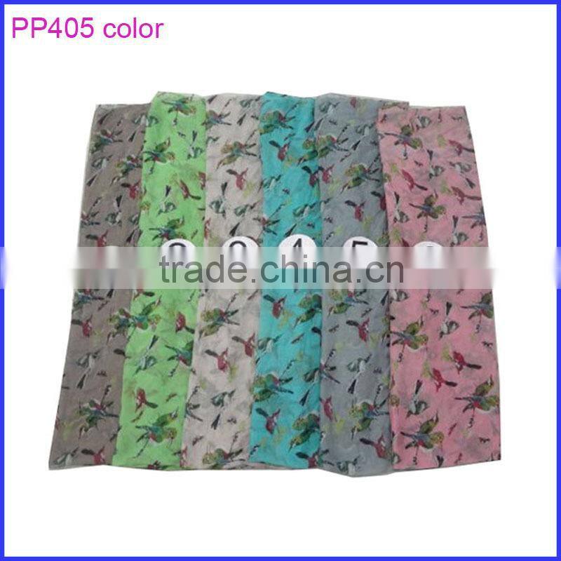Very nice fashion bright spring scarf