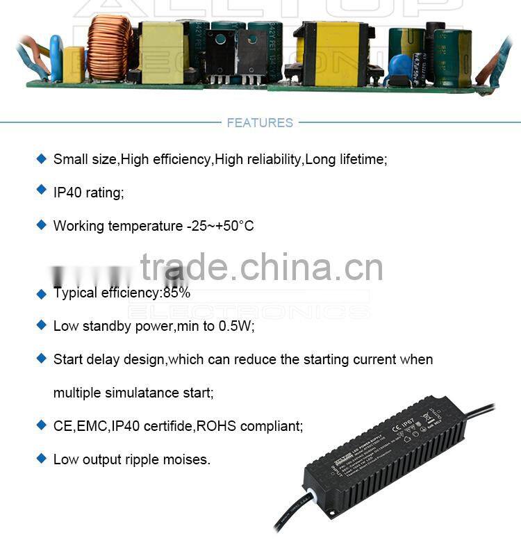 3 year warranty constant current 1800ma 60w waterproof led driver