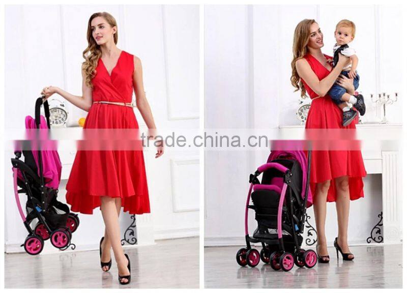 Baby Pram with lightweight.One hand folding pram/baby stroller