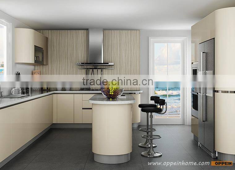 Guangzhou Canton Fair New design Kitchen Furniture Acrylic kitchen island