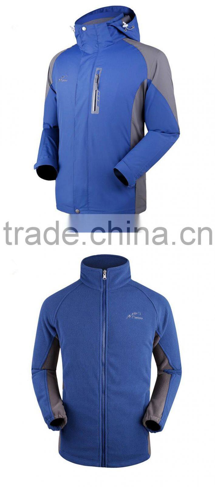 Manufacture outdoor two-piece ski-wear, waterproof breathable camping mountaineering wear