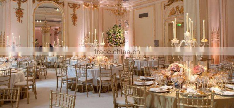 foshan gold and white chivari tiffany wedding chair