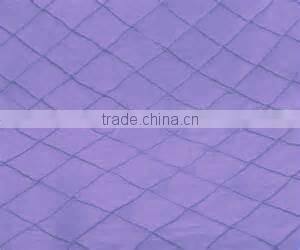 round pintuck taffeta table cloth/ wholesale pintuck taffeta table linen wedding decoration