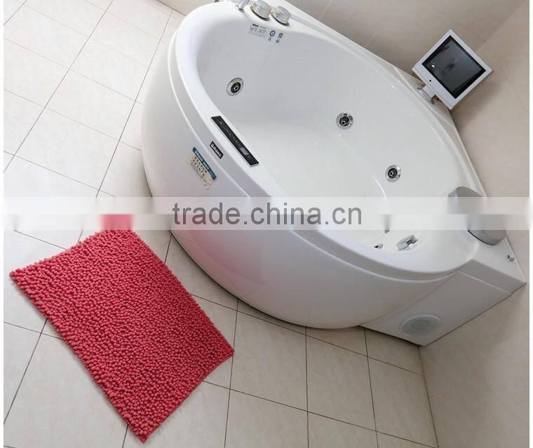 Eco-friendly soft chenille carpet bath mat 43X61CM
