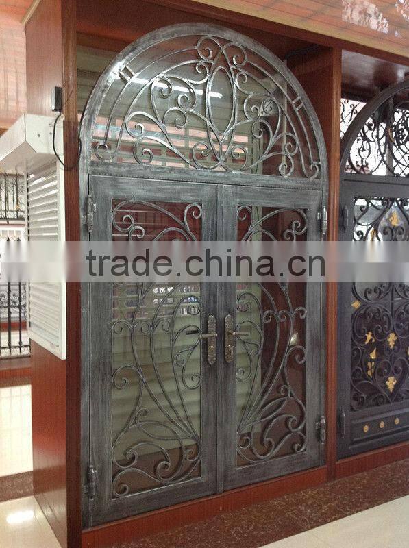 Top-selling faux classic wrought iron single door