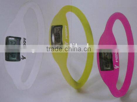 cheap colorful digital silicone rubber wrist watch