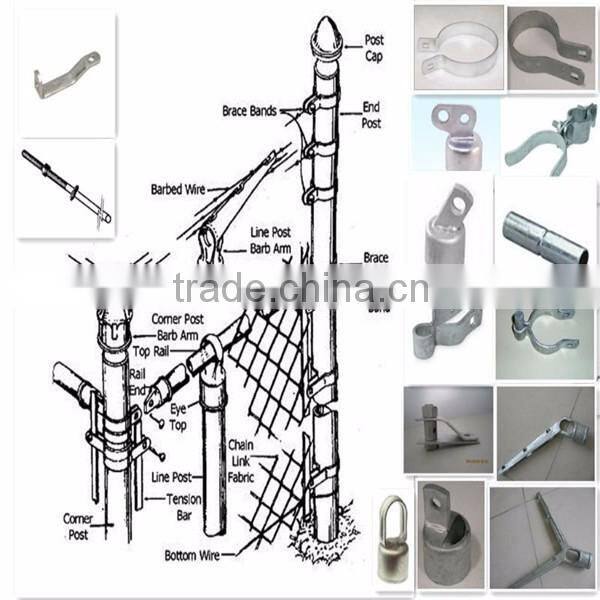 ISO9001 anping high quality hot dipped galvanized and pvc coated chain mesh fencing (Trade Assurance)