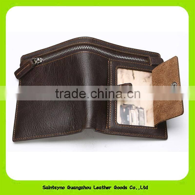 16902 Best workmanship men leather wallet manufacturer