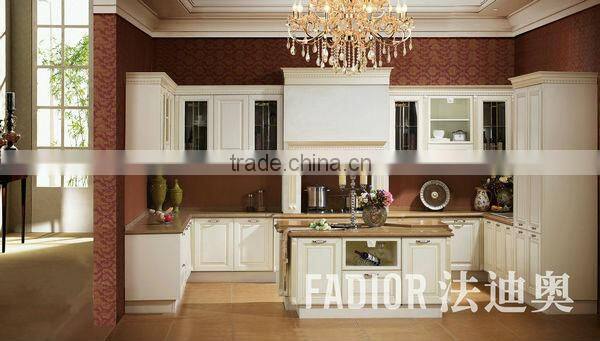 Hot sale UV painting veneer Acrylic banging MDF modular kitchen price is reasonable with top quality