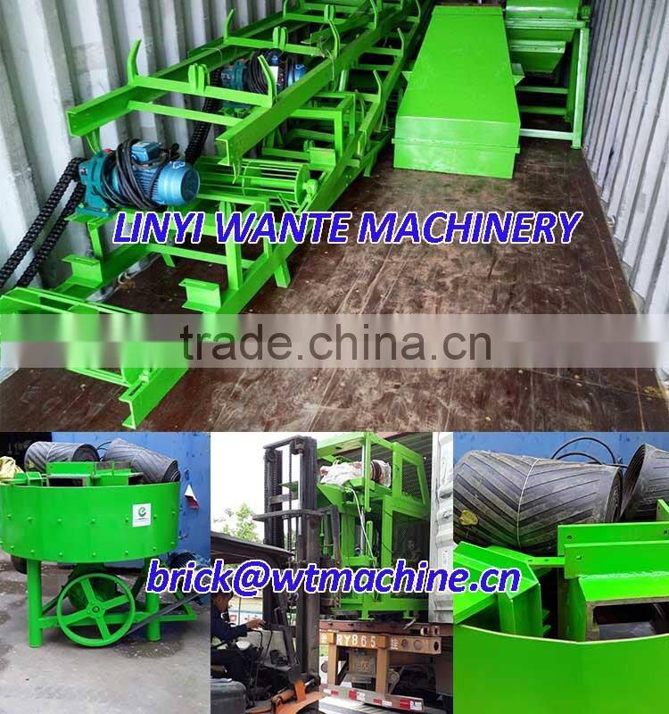 WANTE BRAND WT2-10 clay brick making machine no need burn for sale