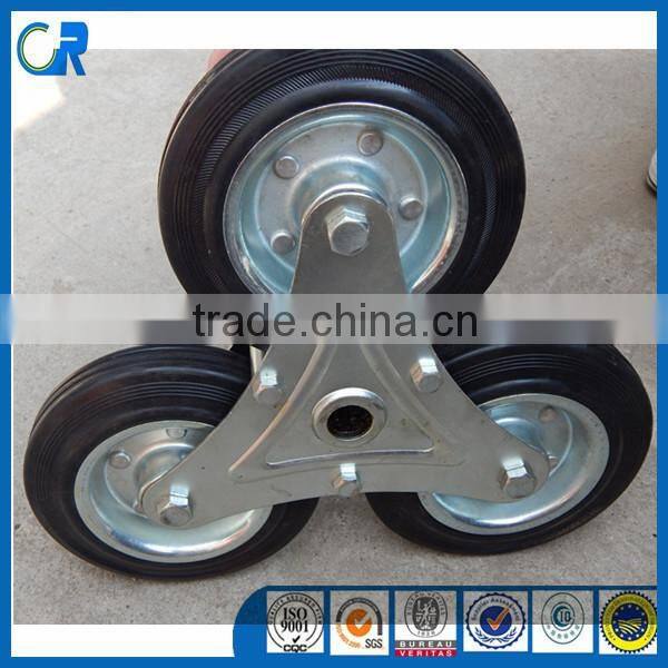 10x2 six wheels hand trolley wheels