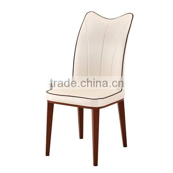 modern office furniture leather cover z shape dining chair