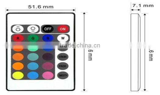 LED Control Box RGB Controller 5m 5050 wireless IR Remote 24Key