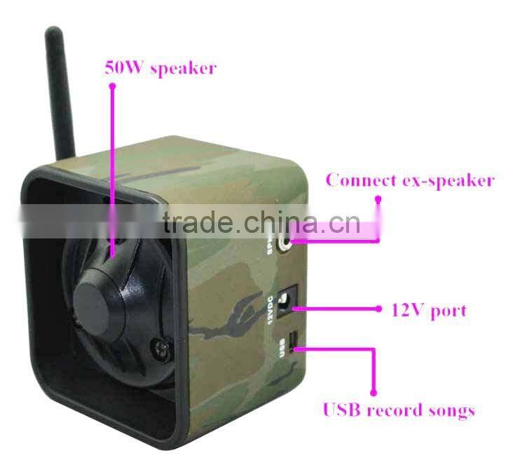 High quality outdoor hunting bird sound mp3, hunting mp3 bird call, hunting bird mp3 player with 50w / 150dB