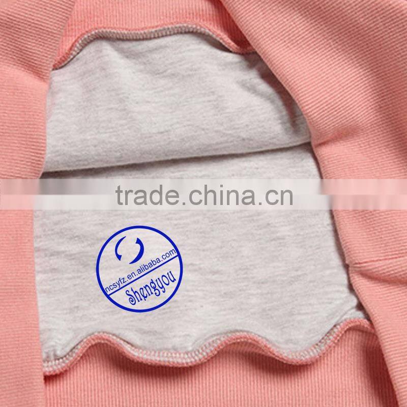 Wholesale women's extra long hoodies with kangaroo pocket