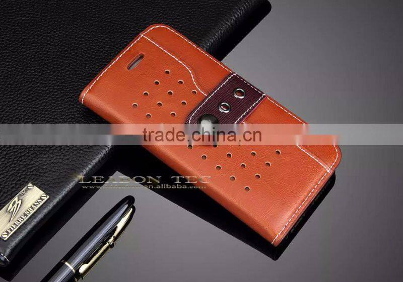 2016 New arrival mobile phone case for iphone 6,for iphone 6 case leather, for iphone 6 cover genuine leather