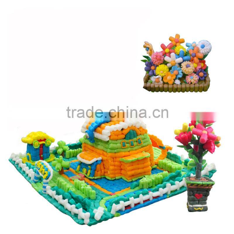 1000PCS DIY Magic cornstarch block play set,new toys, play corn, 2016 new hot toys, move brain toys