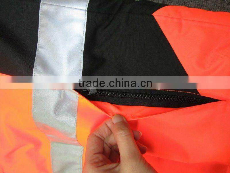 EN471 High Visibility Winter Parka for men