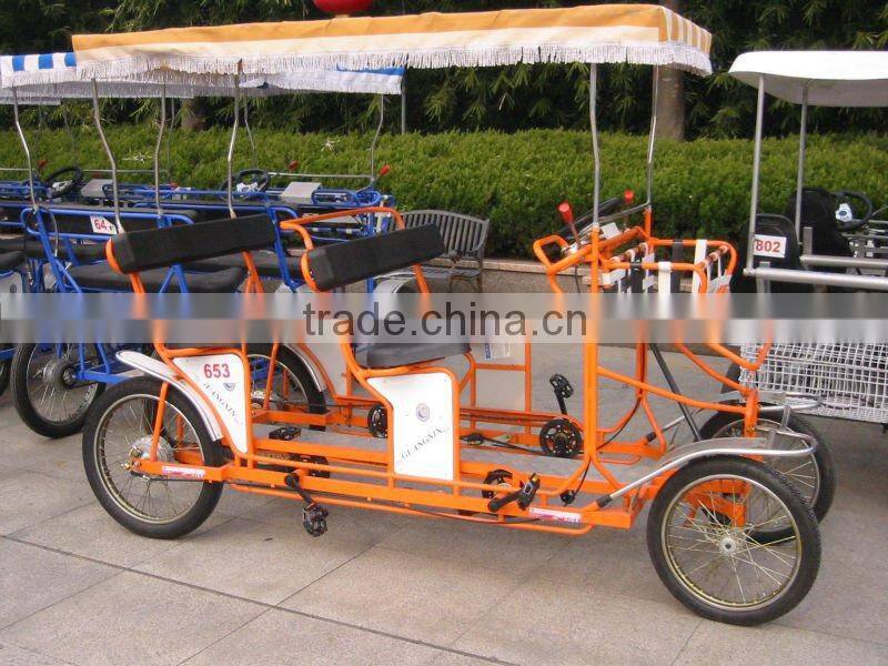 BLUE SURREY BIKE QUAD-CYCLE