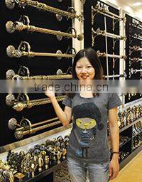 KYOK Luxurious curtain tieback pairs, aluminum curtain buckle wholesale,