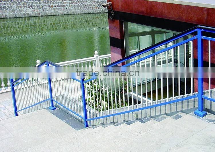 Railing metal fence panels for building