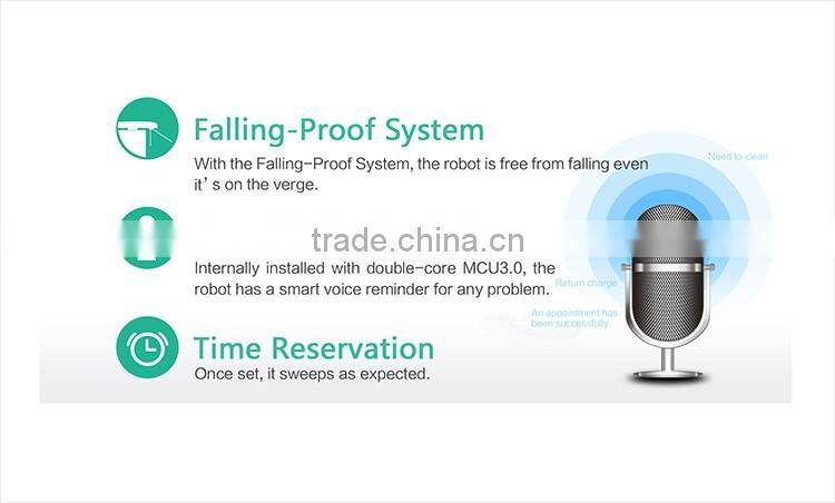 mobile phone controlled working long time vacuum cleaner robot