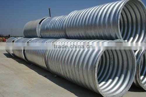 corrugated galvanized steel culvert pipe