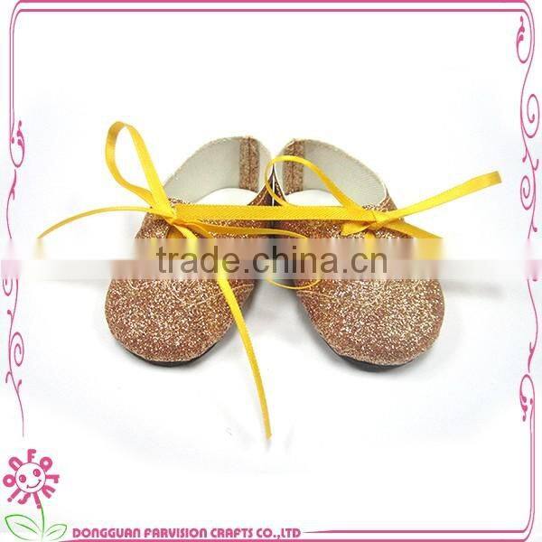 HK toy fair golden supplier OEM doll shoes 18 inch doll shoes wholesale